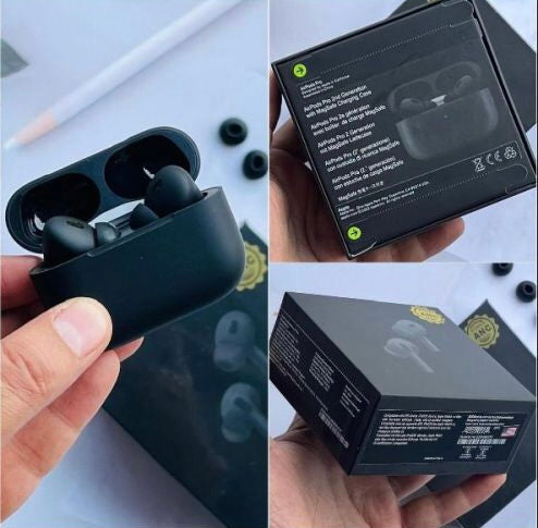 Apple AirPods Pro 2nd Gen Matte black With ANC + Free Case